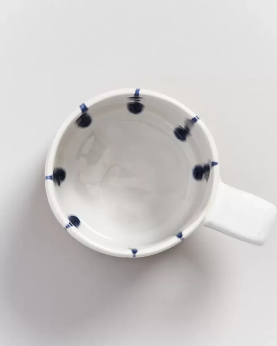 Motel a Miio Große Tassen>Nodoa Tasse Weis Blau