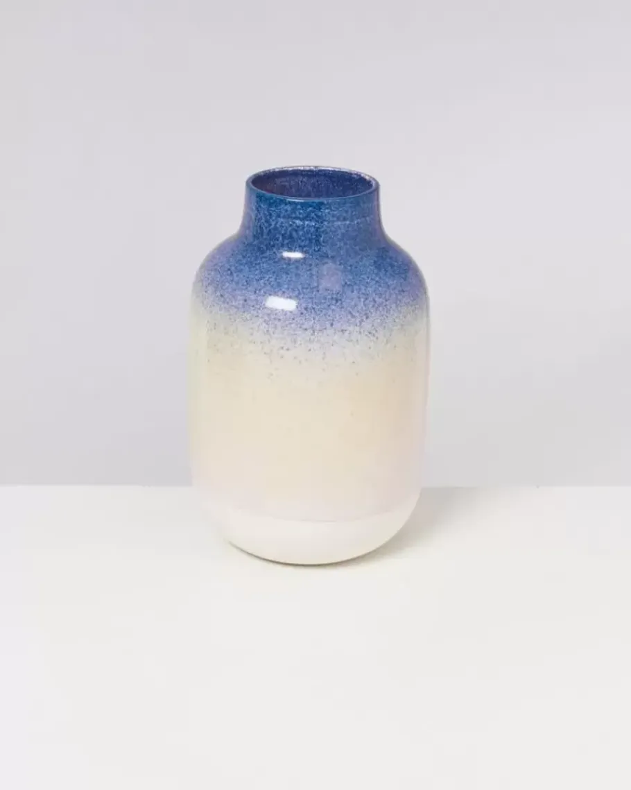 Motel a Miio Vasen>Nuno Vase L Blau Rosa Gesprenkelt