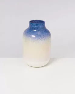 Motel a Miio Nuno L>Nuno Vase L Blau Rosa Gesprenkelt