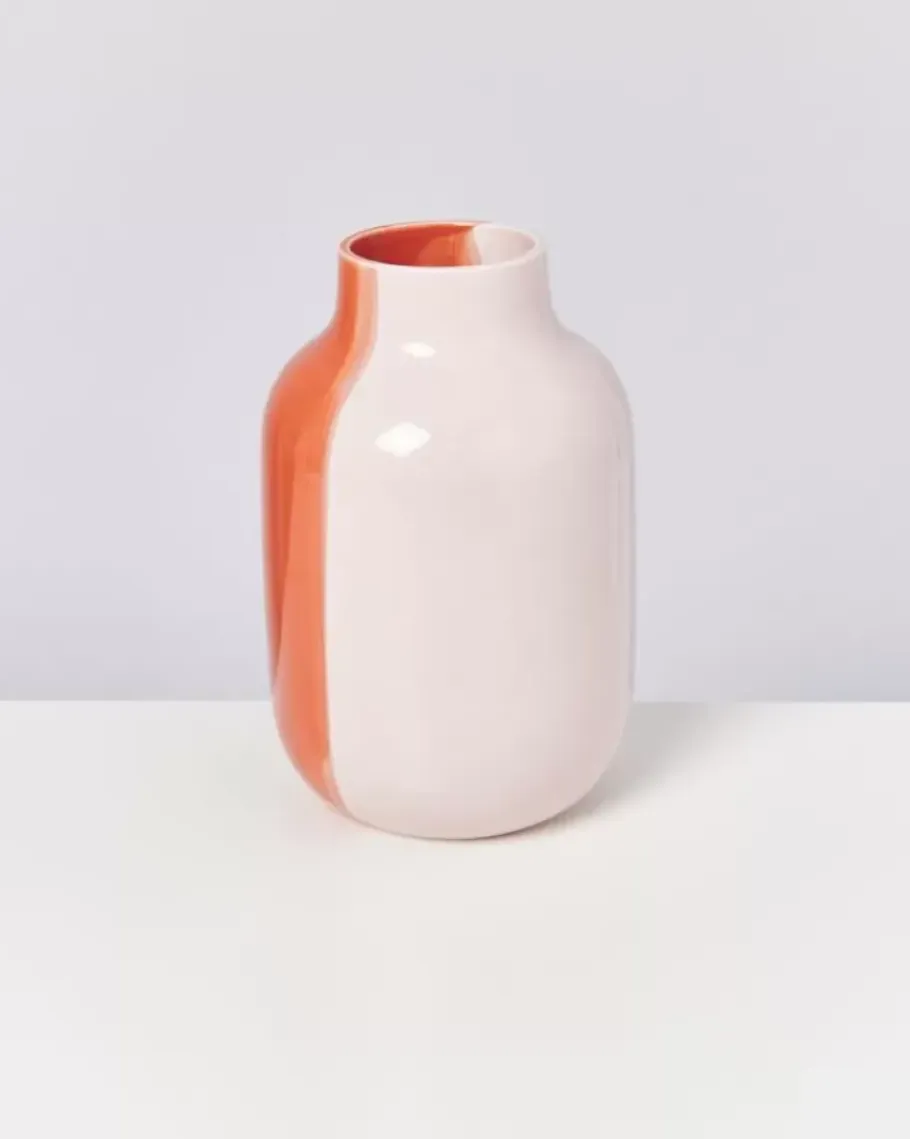 Motel a Miio Vasen>Nuno Vase L Half Coral Rose