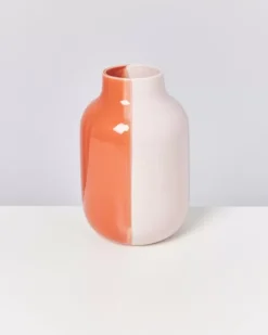 Motel a Miio Nuno L>Nuno Vase L Half Coral Rose