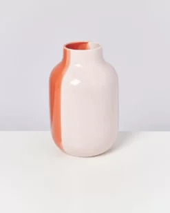 Motel a Miio Nuno L>Nuno Vase L Half Coral Rose