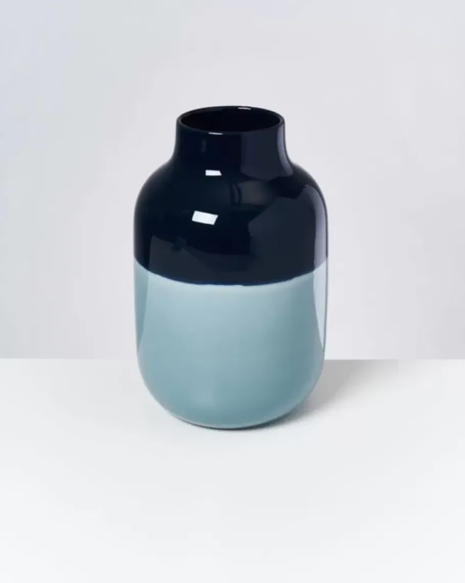 Motel a Miio Vasen>Nuno Vase L Navy Hellblau