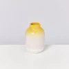 Motel a Miio Vasen>Nuno Vase M Gelb Rosa Gesprenkelt