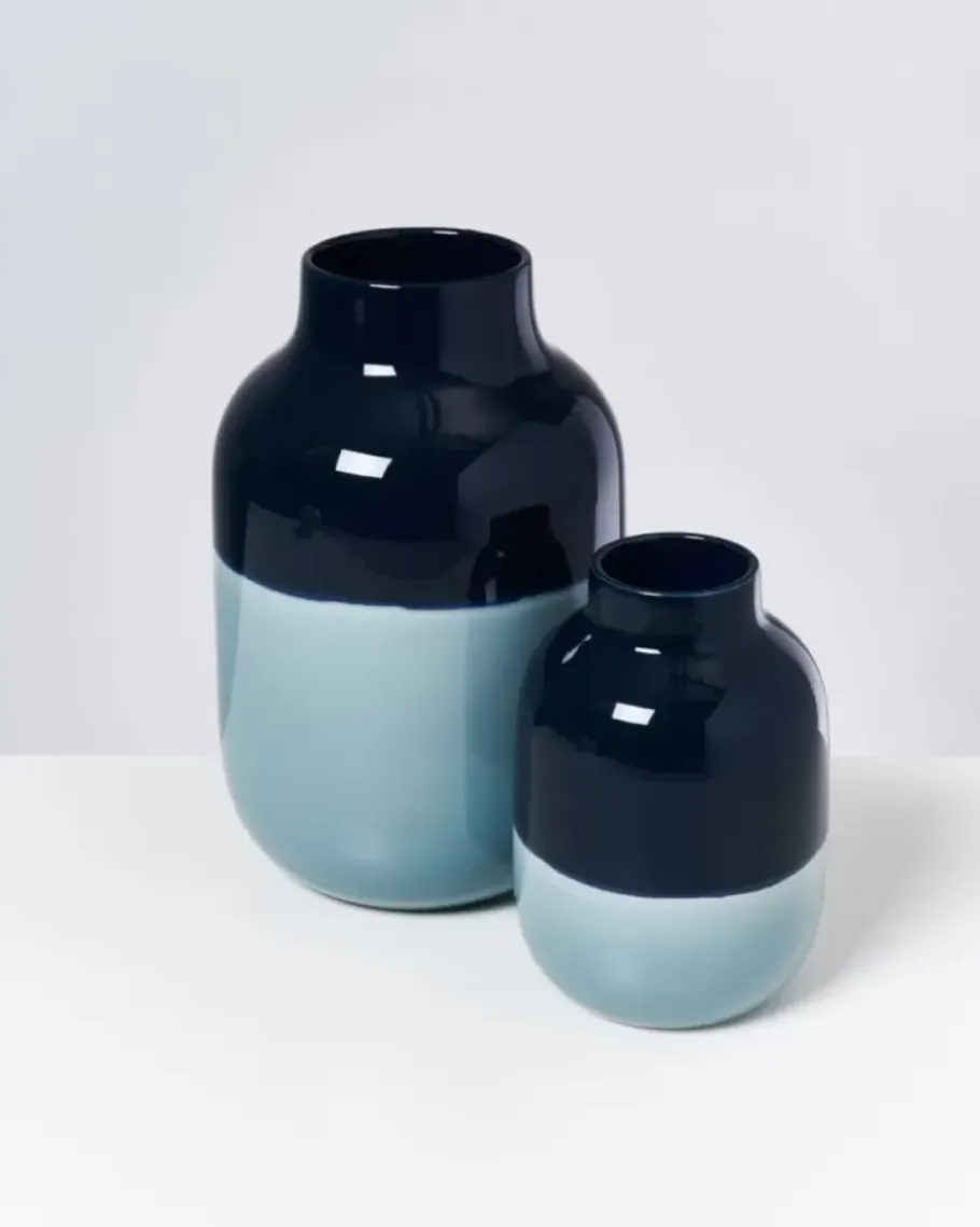 Motel a Miio Vasen>Nuno Vase M Navy Hellblau