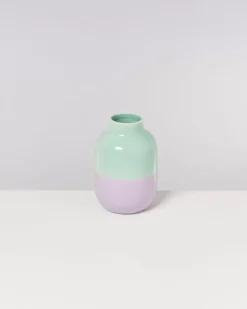 Motel a Miio Vasen>Nuno Vase M Pastellmint Lila