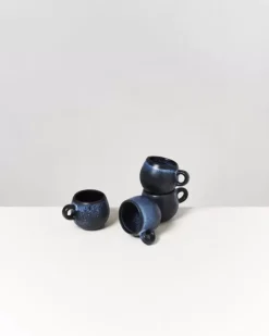 Motel a Miio 4 Teilige Sets>Turmalina 4Er Set Espressotasse Schwarz