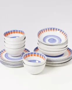 Motel a Miio 24 Teilige Sets>Verao Blau Orange - 24 Teiliges Set