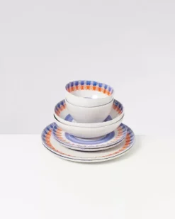 Motel a Miio 8 Teilige Sets>Verao Blau Orange - 8 Teiliges Set