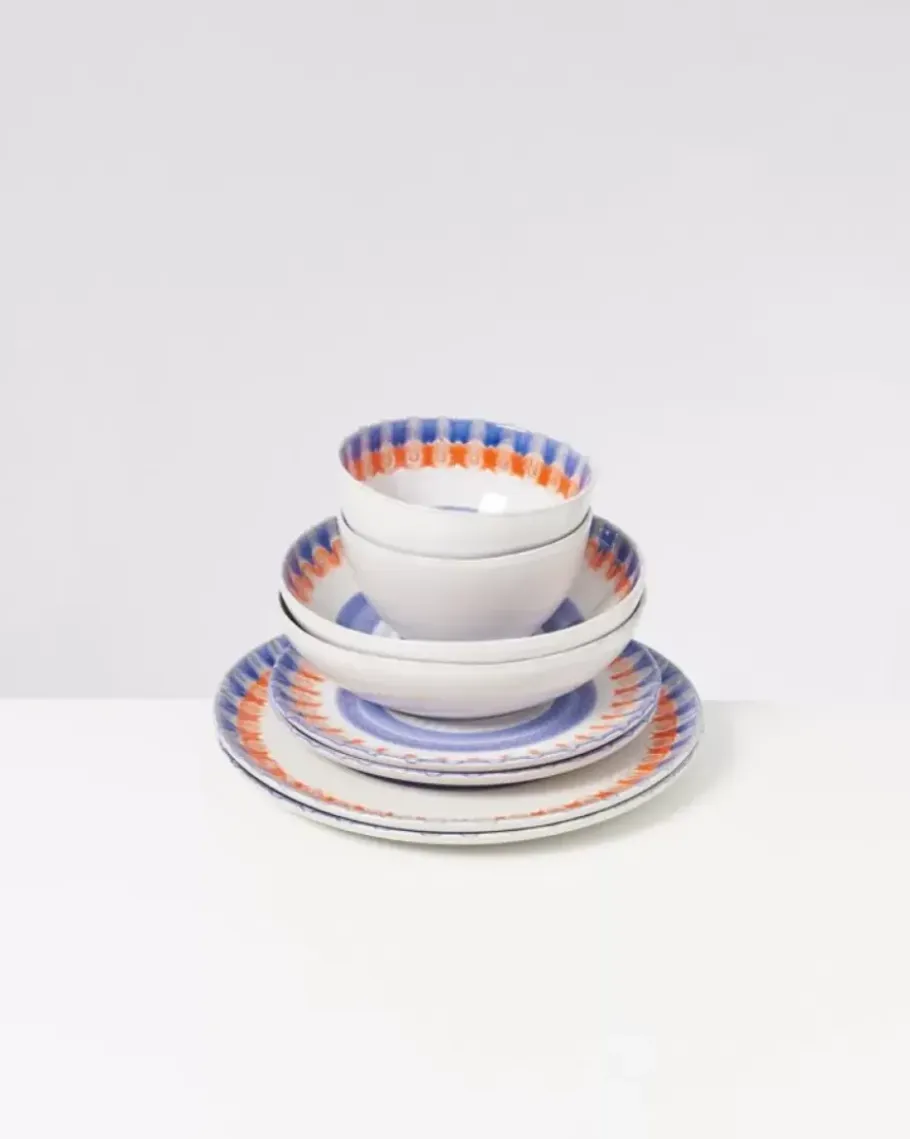 Motel a Miio 8 Teilige Sets>Verao Blau Orange - 8 Teiliges Set