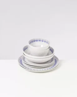 Motel a Miio Geschirr Sets>Verao Lila Blau - 8 Teiliges Set