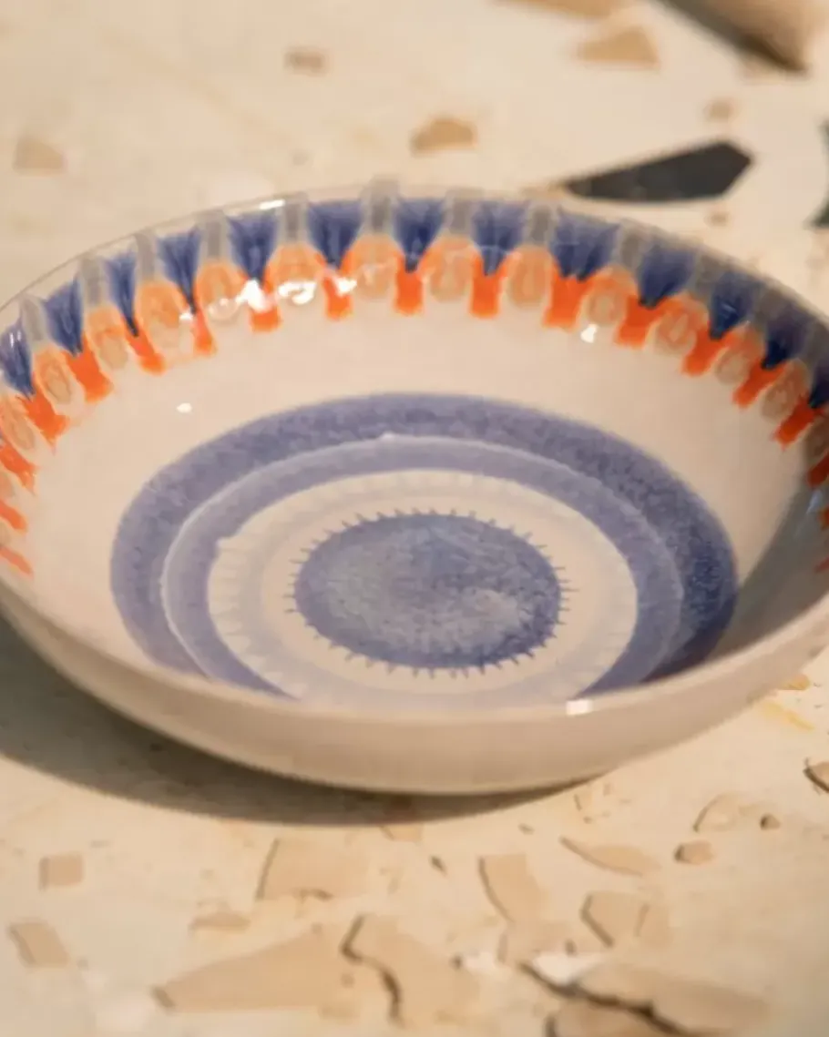 Motel a Miio Pastaschalen>Verao Pastateller Blau Orange