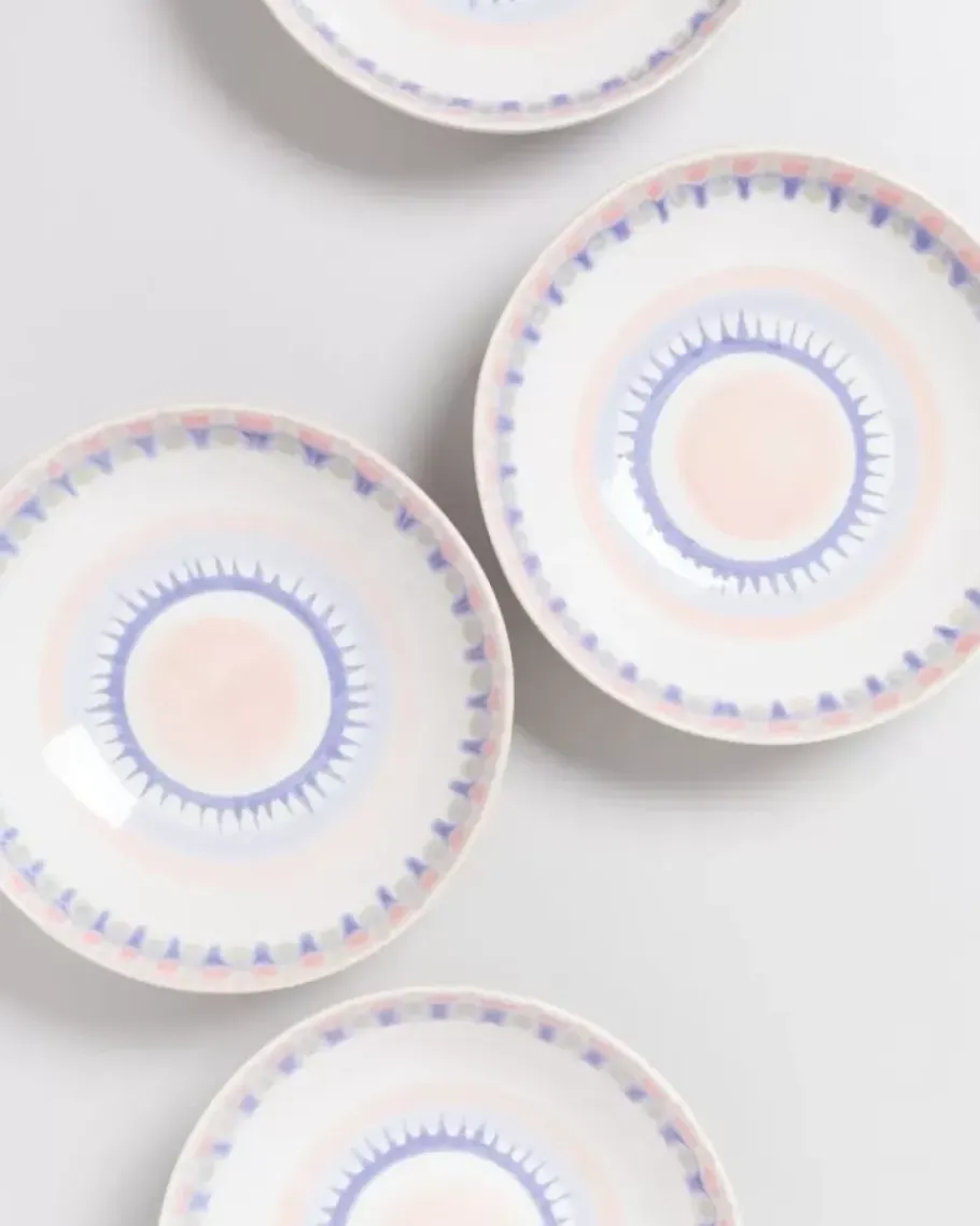 Motel a Miio Pastaschalen>Verao Pastateller Rosa Blau