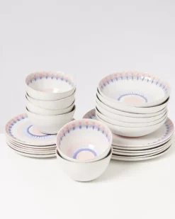 Motel a Miio 24 Teilige Sets>Verao Rosa Blau -24 Teiliges Set
