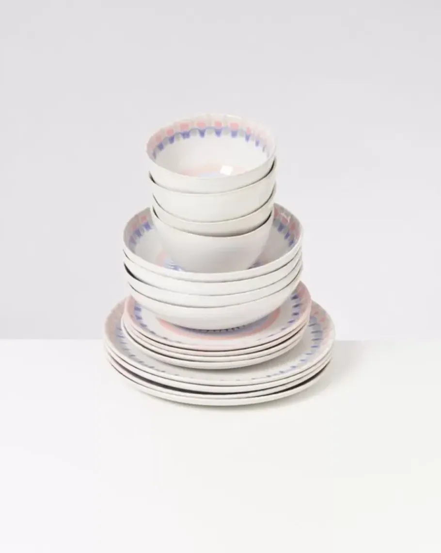 Motel a Miio 16 Teilige Sets>Verao Rosa Blau - 16 Teiliges Set