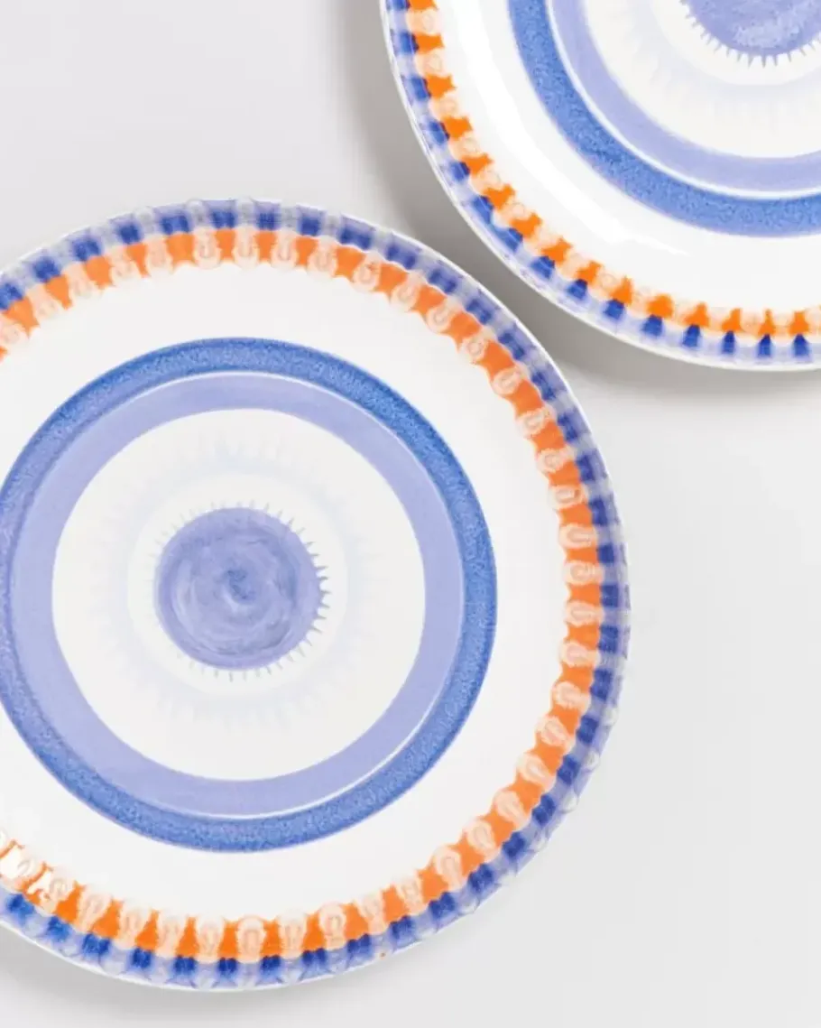 Motel a Miio Servierplatten>Verao Servierplatte Xl Rund Blau Orange