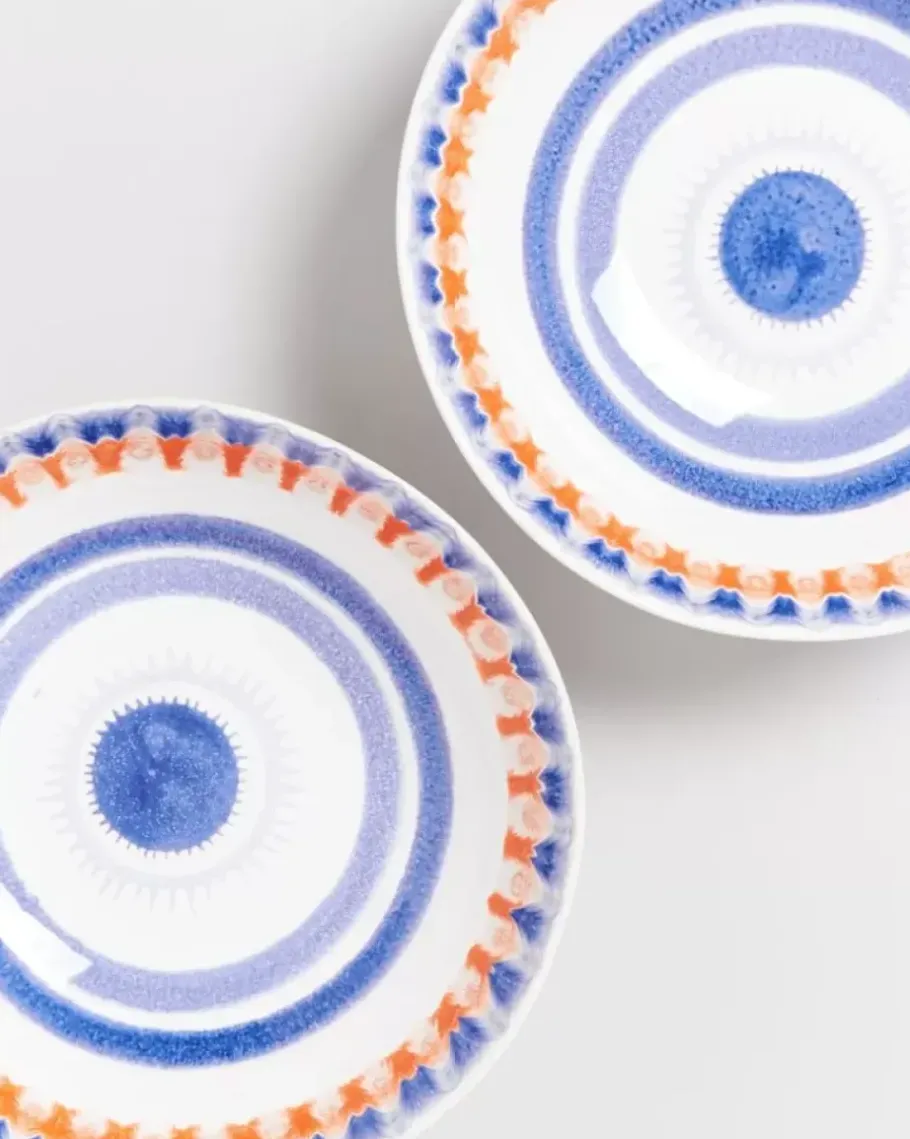 Motel a Miio Obstschalen>Verao Servierschale Gros Flach Blau Orange