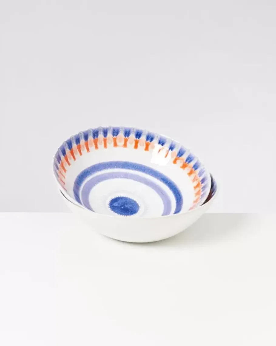 Motel a Miio Servierschalen>Verao Servierschale Gros Flach Blau Orange